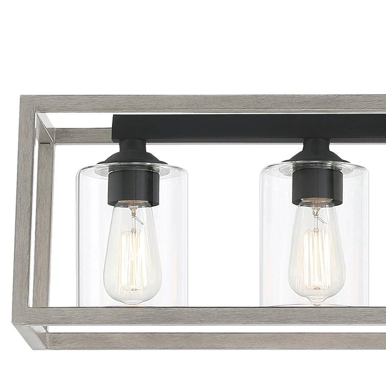 Lustre moderne linéaire Acroma à 5 lumières de 94 cm (37 po) - Certifié UL - 97 cm (38 po)