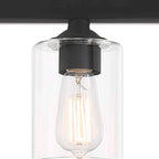 Lustre moderne linéaire Acroma à 5 lumières de 94 cm (37 po) - Certifié UL - 97 cm (38 po)