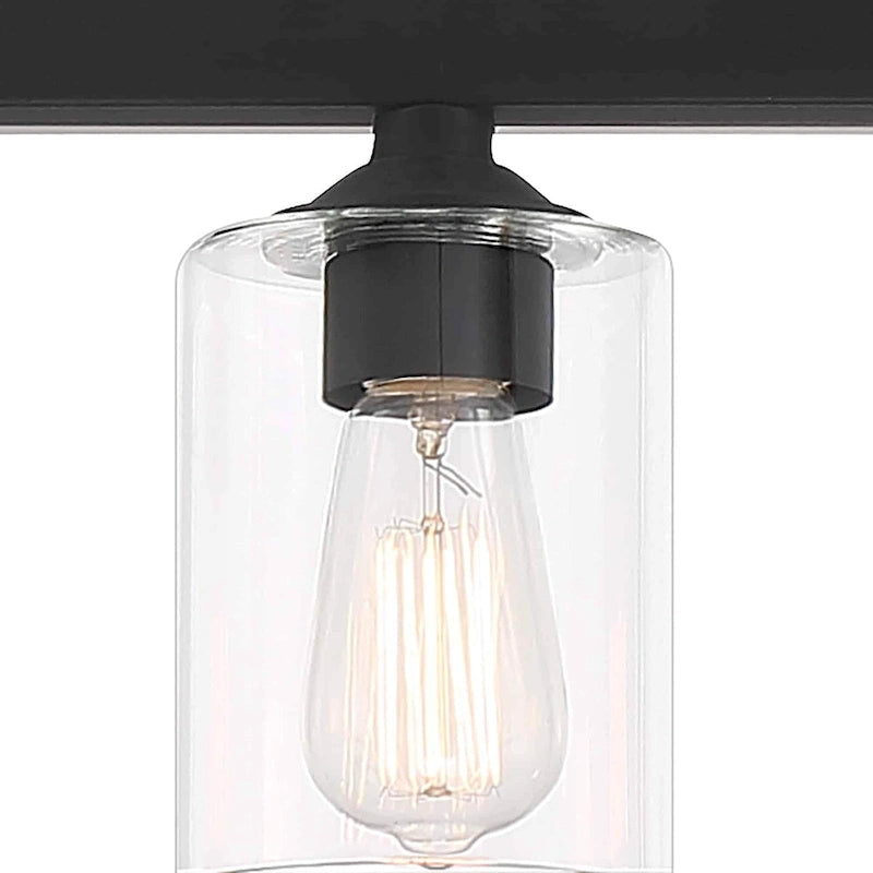 Lustre moderne linéaire Acroma à 5 lumières de 94 cm (37 po) - Certifié UL - 97 cm (38 po)