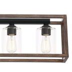 Lustre moderne linéaire Acroma à 5 lumières de 94 cm (37 po) - Certifié UL - 97 cm (38 po)