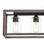 Lustre moderne linéaire Acroma à 5 lumières de 94 cm (37 po) - Certifié UL - 97 cm (38 po)