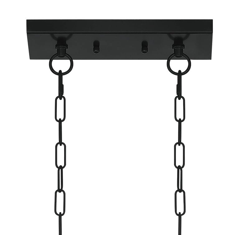 Lustre moderne linéaire Acroma à 5 lumières de 94 cm (37 po) - Certifié UL - 97 cm (38 po)