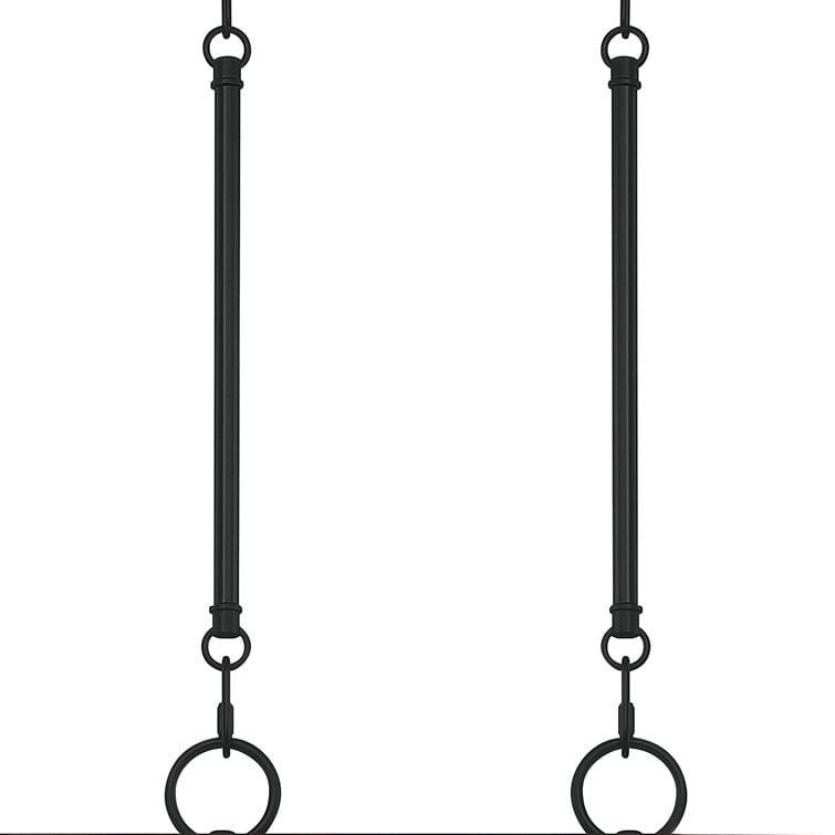 Lustre moderne linéaire Acroma à 5 lumières de 94 cm (37 po) - Certifié UL - 97 cm (38 po)