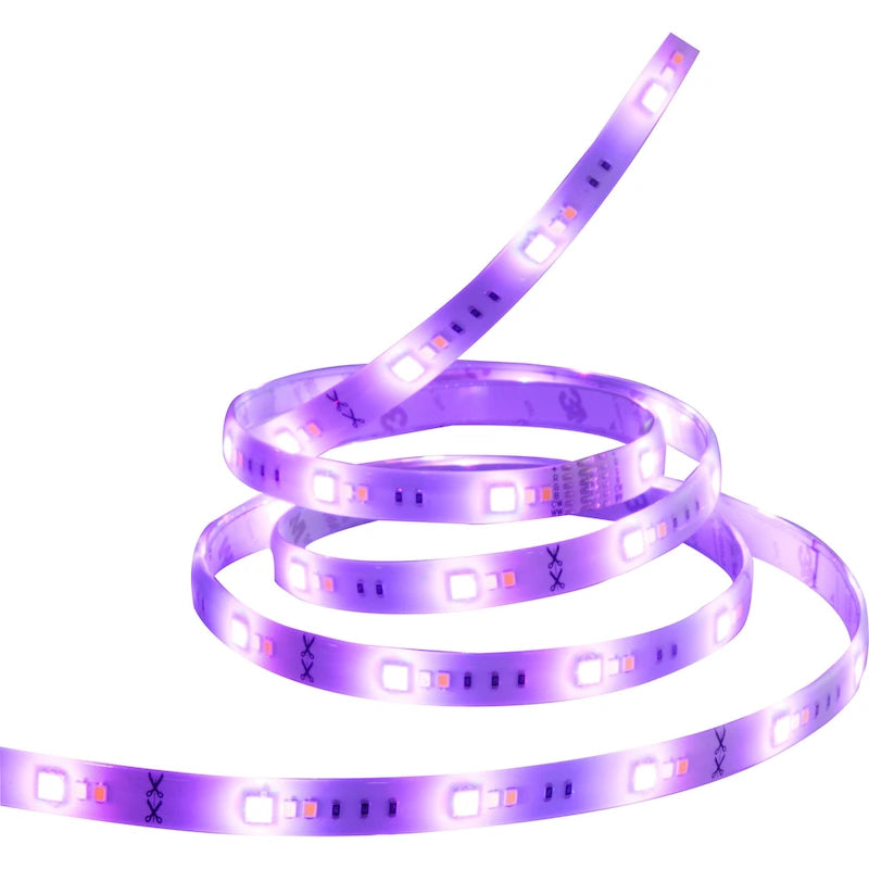 Bande LED RGBW extensible de 8 watts et 90 cm (3 pieds) avec motif étoile de mer et technologie IoT, 120 volts, 800 lumens