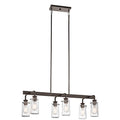 Kichler Lighting Braelyn Collection 6-light Olde Bronze Linear Chandelier