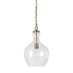 Suspension Verona 11 pouces de large avec abat-jour en verre - 11 pouces de large