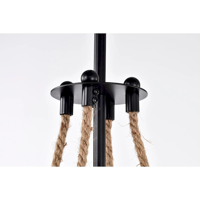 Suspension lumineuse Medeia 11 pouces avec abat-jour en verre bohème noir mat
