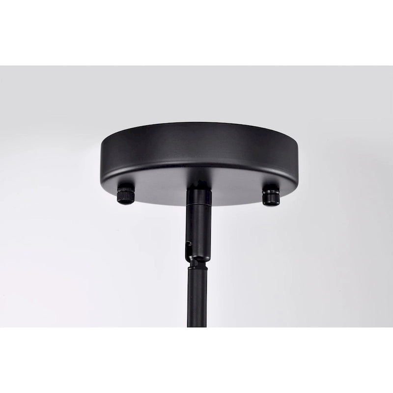 Suspension Fenix ​​Wave en verre opaque de 96,5 cm (38 pouces) à 5 lumières