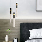 3-Light LED Crystal Pendant Light, Dimmable Ceiling Hanging Light Fixture