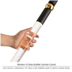 Suspension LED à 3 lumières avec cristal et variateur, plafonnier suspendu