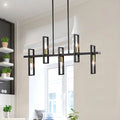 Mia 32 Inch Candle Style Kitchen Island Chandelier 5 Light - N/A