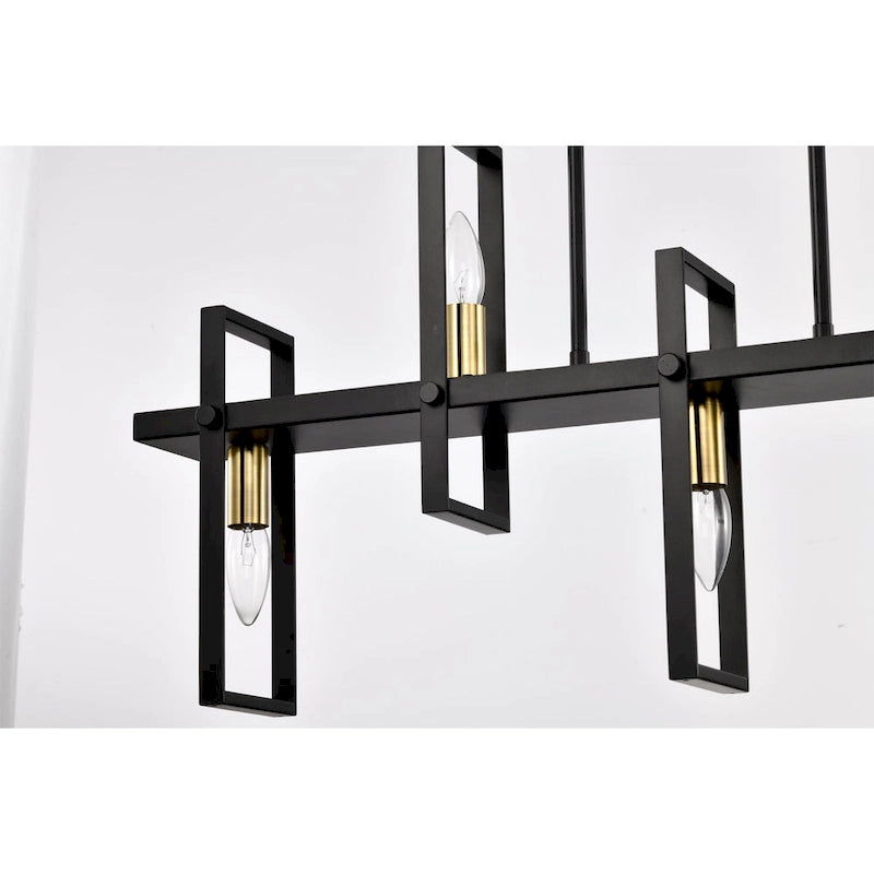Lustre Mia 32 pouces style bougie pour îlot de cuisine, 5 lumières - Non disponible