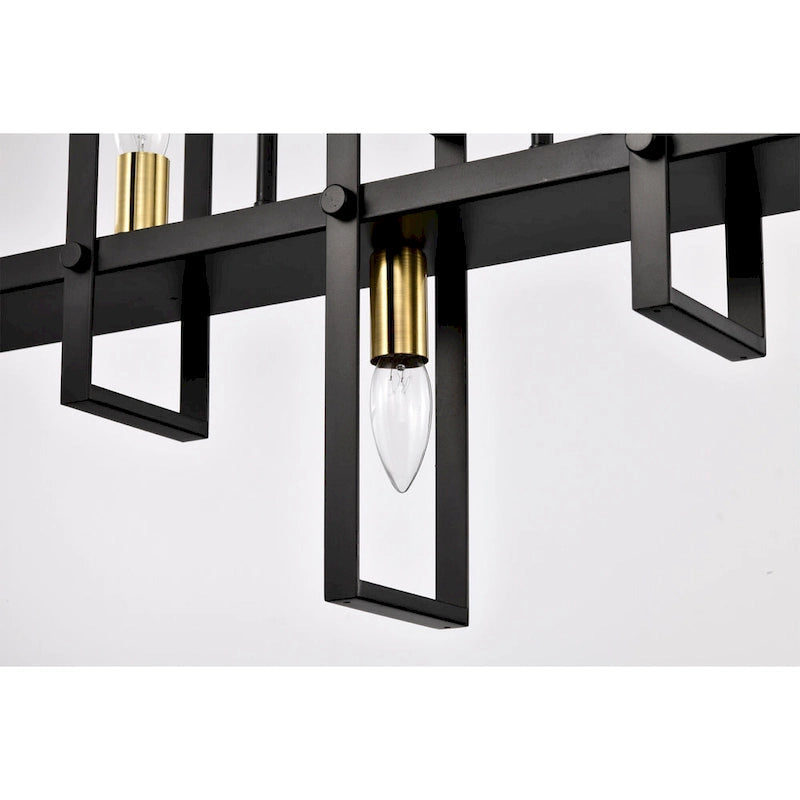 Lustre Mia 32 pouces style bougie pour îlot de cuisine, 5 lumières - Non disponible