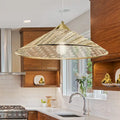 Isabelle River of Goods Polished Gold Metal Hanging Pendant Light - 20  x 20  x 8.25/56.25 