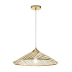 Suspension Isabelle River of Goods en métal doré poli - 20 x 20 x 8,25/56,25