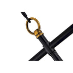 Luminaire pour îlot de cuisine avec abat-jour en verre noir et or antique à 4 lumières