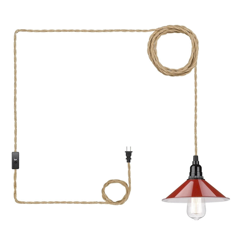 1-Light Plug-In Pendant light 19ft