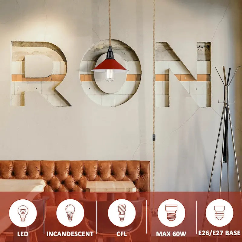 Suspension à brancher à 1 lumière, 5,8 m (19 pi)