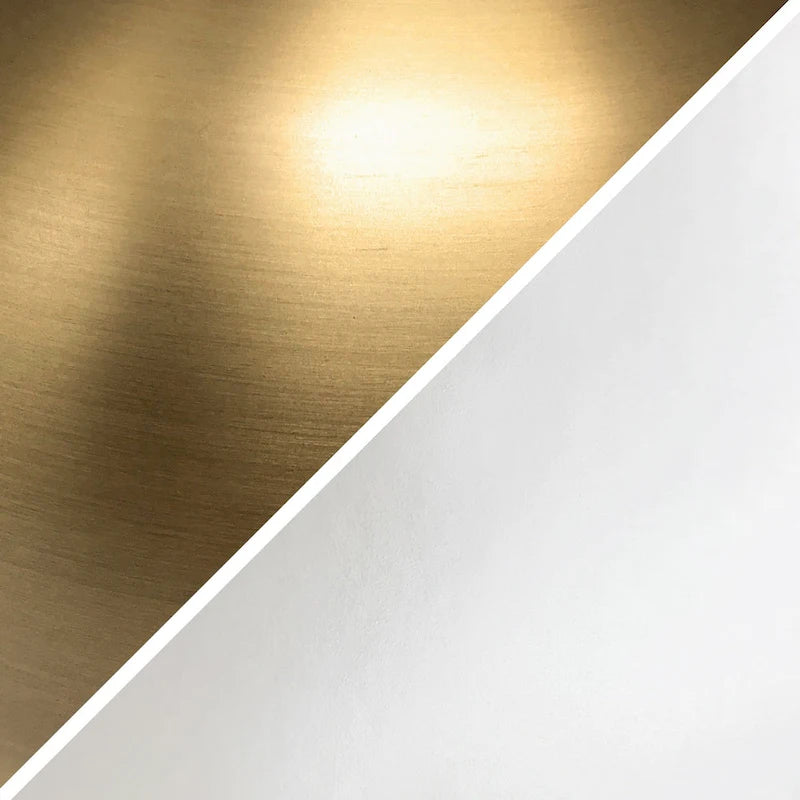 Suspension Alvia de 37 cm de large avec abat-jour en métal et verre - 37 cm de large