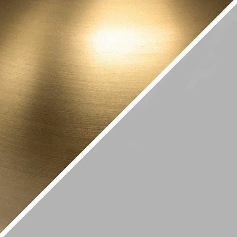 Suspension Alvia de 37 cm de large avec abat-jour en métal et verre - 37 cm de large