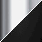 Suspension Alvia de 37 cm de large avec abat-jour en métal et verre - 37 cm de large