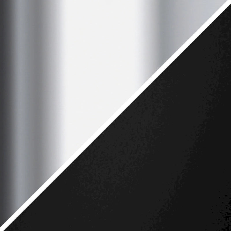 Suspension Alvia de 37 cm de large avec abat-jour en métal et verre - 37 cm de large