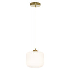 Digby River of Goods Glass and Metal Globe Shade Pendant Light - N/A