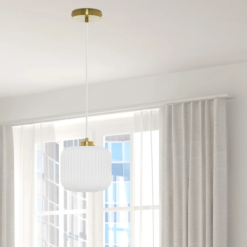 Suspension globe en verre et métal Digby River of Goods - Non disponible