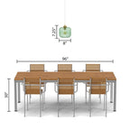 Suspension globe en verre et métal Digby River of Goods - Non disponible