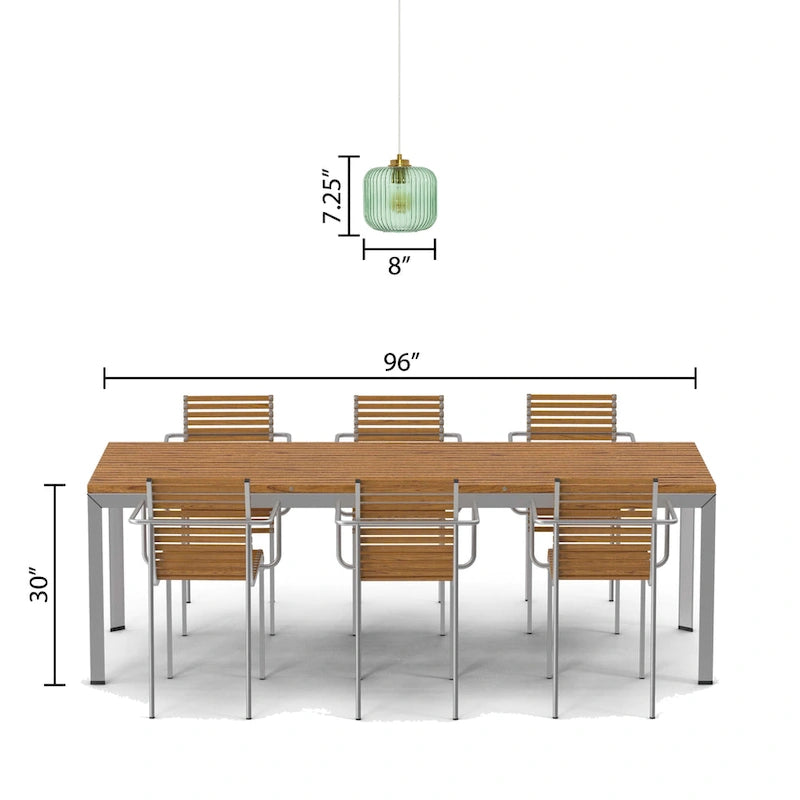 Suspension globe en verre et métal Digby River of Goods - Non disponible