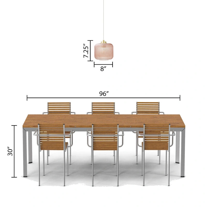 Suspension globe en verre et métal Digby River of Goods - Non disponible