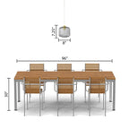 Suspension globe en verre et métal Digby River of Goods - Non disponible