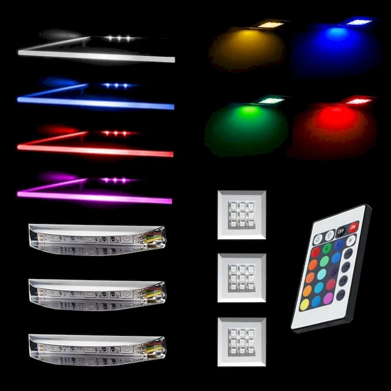 Kits d'éclairage LED - Ensembles de clips et de rondelles LED