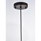 Suspension Chalte en bronze huilé à une lumière de 15 cm