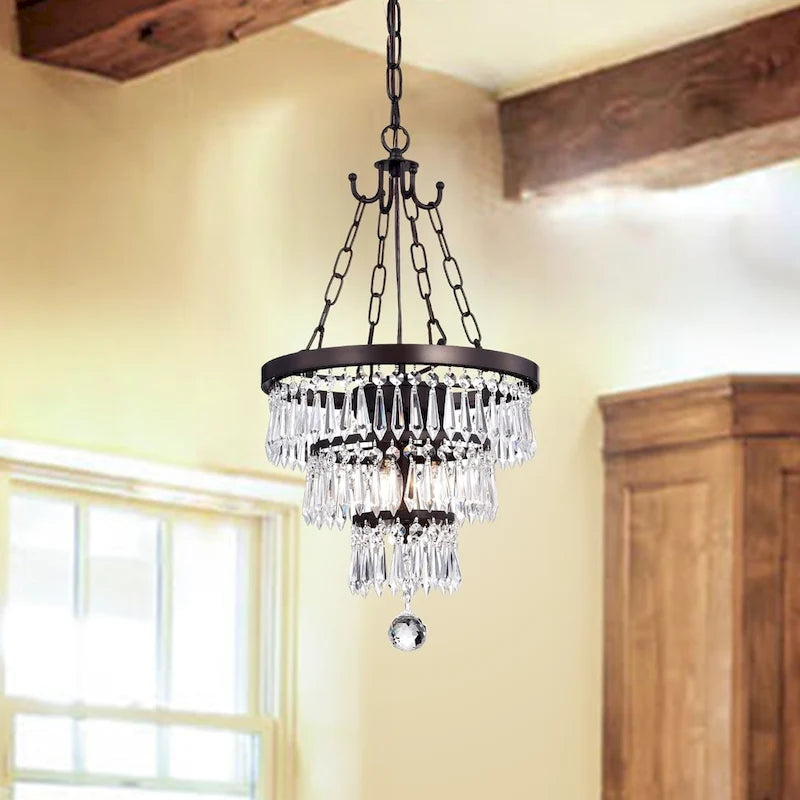 Michana Antique Bronze 12-inch Round Pendant