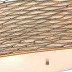 Suspension linéaire Flow à 4 lumières