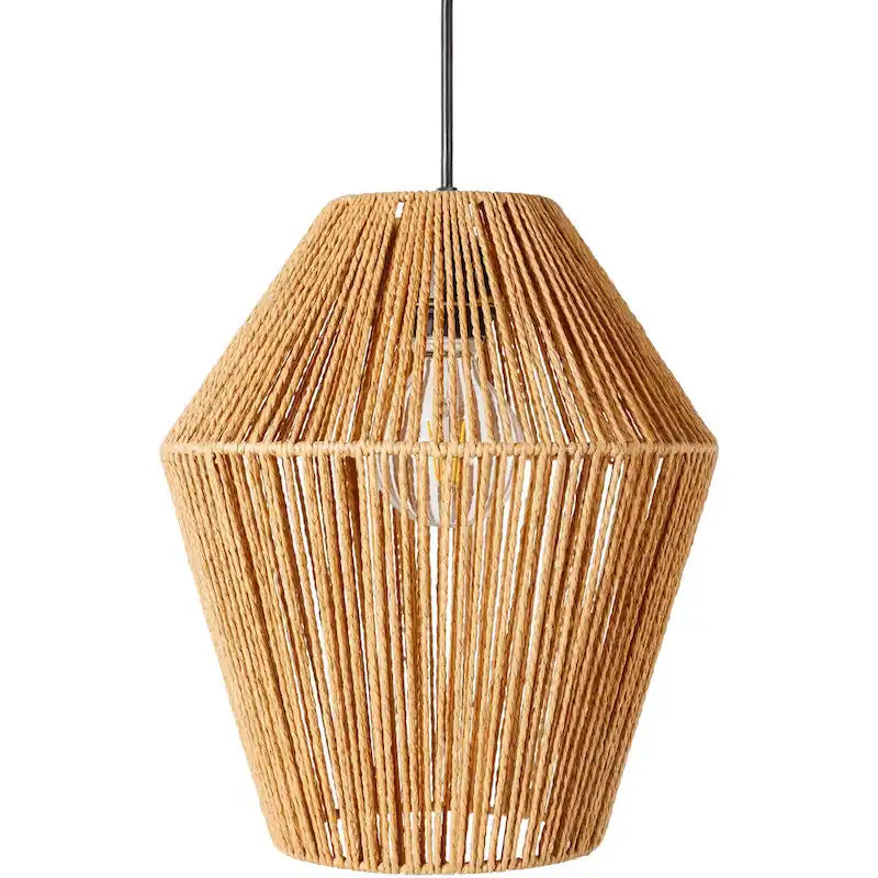 Suspension Camerano en rotin synthétique style côtier - 71 cm H x 11 cm L x 11 cm P