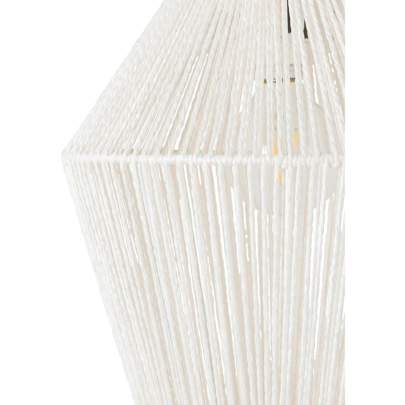 Suspension Camerano en rotin synthétique style côtier - 71 cm H x 11 cm L x 11 cm P