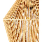 Suspension Camerano en rotin synthétique style côtier - 71 cm H x 11 cm L x 11 cm P