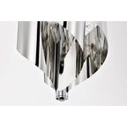 Ruzha Luminaire suspendu chromé et poli de 12 pouces à 4 lumières