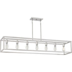 New Harbor 7-Light Linear Island Chandelier