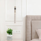 Suspension à une lumière en cristal à bulles, luminaire suspendu pour cuisine