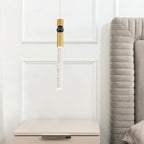 Suspension à une lumière en cristal à bulles, luminaire suspendu pour cuisine