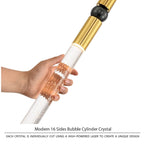 Suspension à une lumière en cristal à bulles, luminaire suspendu pour cuisine