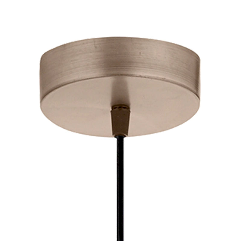 Suspension conique en laiton tressé Alessia River of Goods - 12,25 x 12,25 x 19,5/78,5