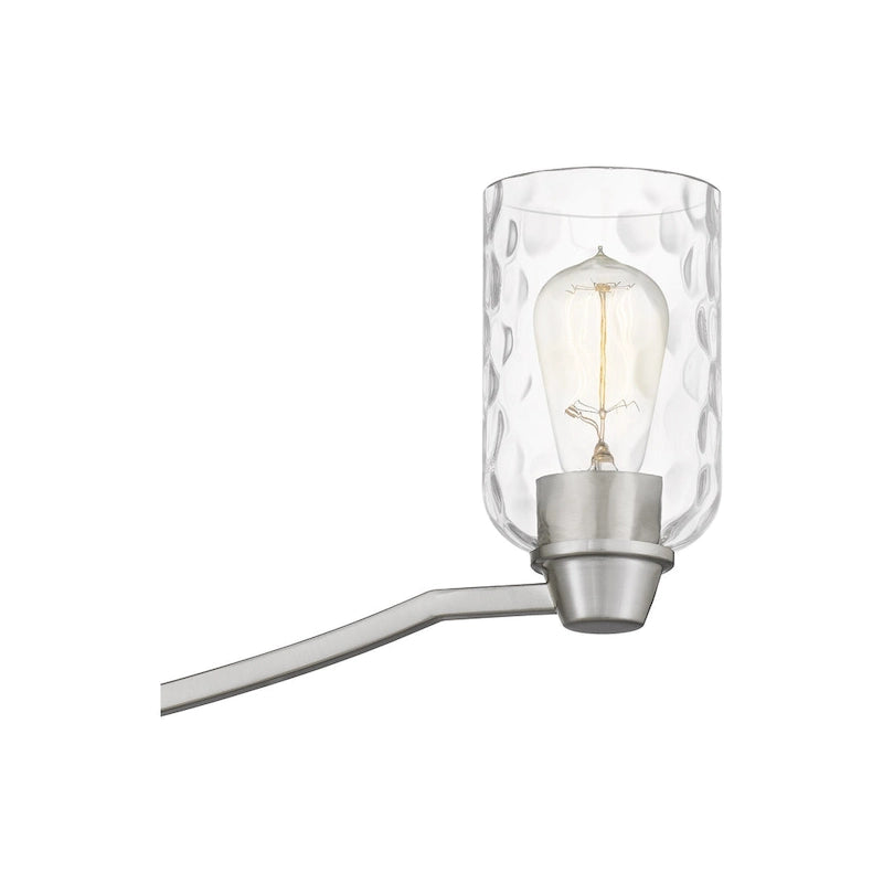 Applique murale Acacia à 3 lumières en nickel brossé pour îlot central