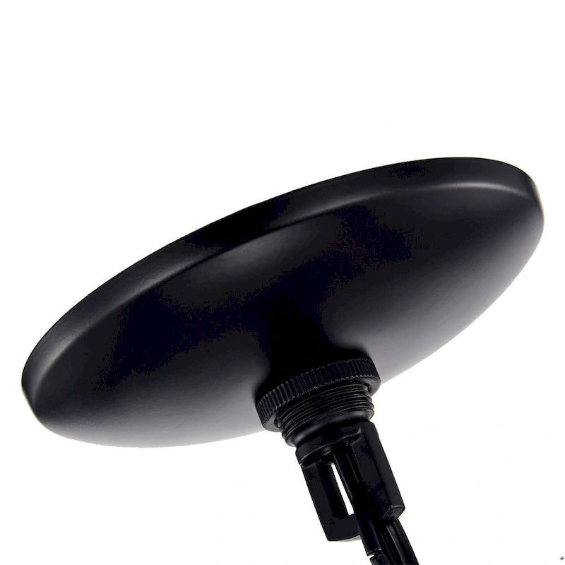 Luminaire linéaire à 4 lumières noir et or antique pour îlot de cuisine