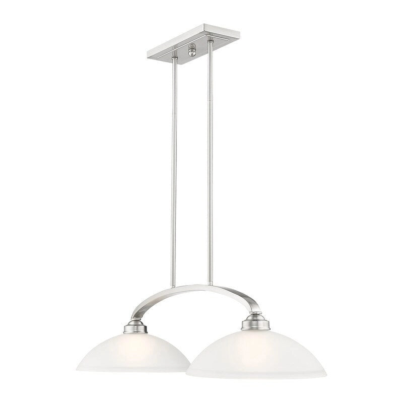 Lustre linéaire à 2 lumières Livex Lighting, 4222-91 - 34 po L x 13 po l x 16 po H réglable