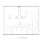 Lustre linéaire à 2 lumières Livex Lighting, 4222-91 - 34 po L x 13 po l x 16 po H réglable