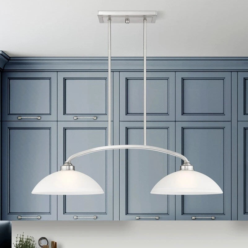 Lustre linéaire à 2 lumières Livex Lighting, 4222-91 - 34 po L x 13 po l x 16 po H réglable